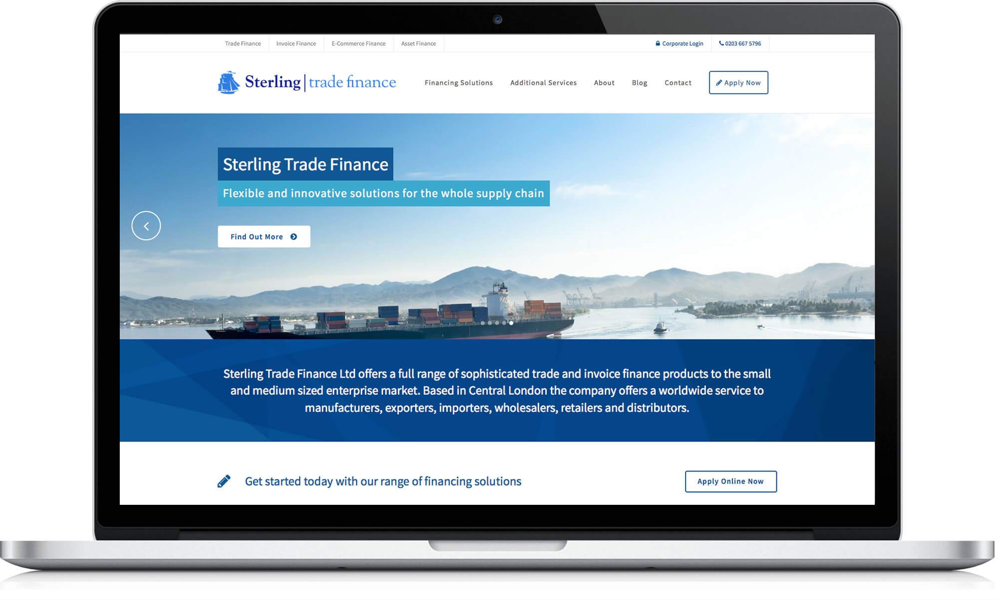 financial marketing solutions for Sterling Trade Finance